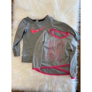 Nike gray sweatshirts set of two‎ 18m EUC